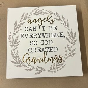 Wooden grandma sign